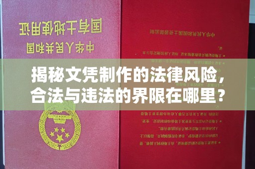 淳安揭秘文凭制作的法律风险，合法与违法的界限在哪里？